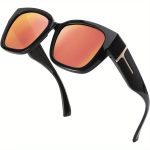 [Polarized Glasses] Polarized Oversized Women Fit Glasses | UV400 Protection for Driving and Outdoor Activities with Designer Style