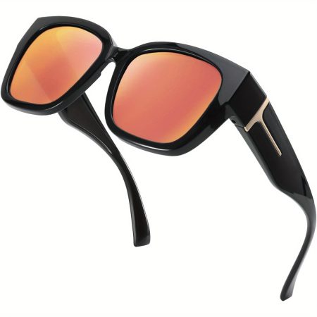 [Polarized Glasses] Polarized Oversized Women Fit Glasses | UV400 Protection for Driving and Outdoor Activities with Designer Style