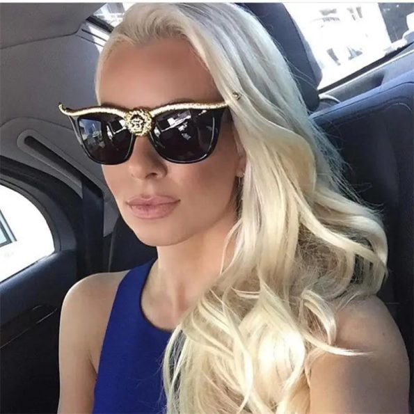 buy-blue-haired-woman-with-lion-head-sunglasses-online-wild-809