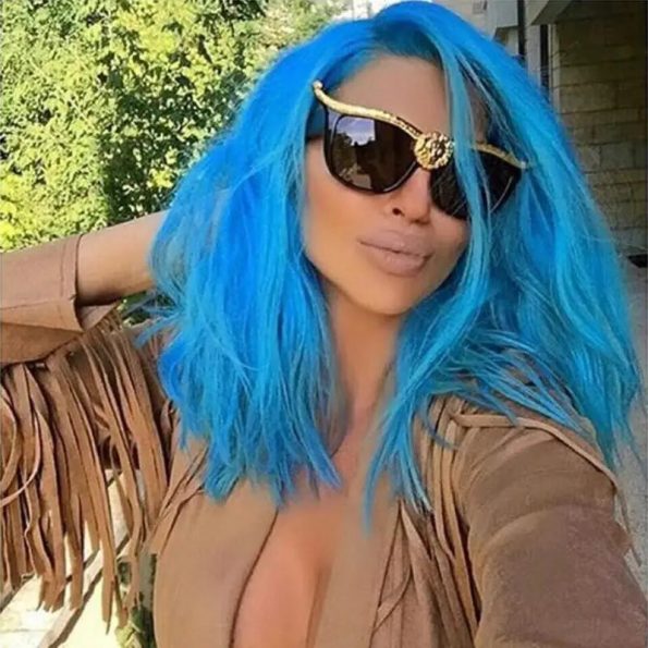 buy-blue-haired-woman-with-lion-head-sunglasses-online-wild-815