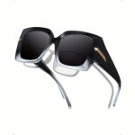 Fit Over Glasses for Women Oversized Frame & Big Temple & Full UV400 Protection Polarized Lens Fashion Design